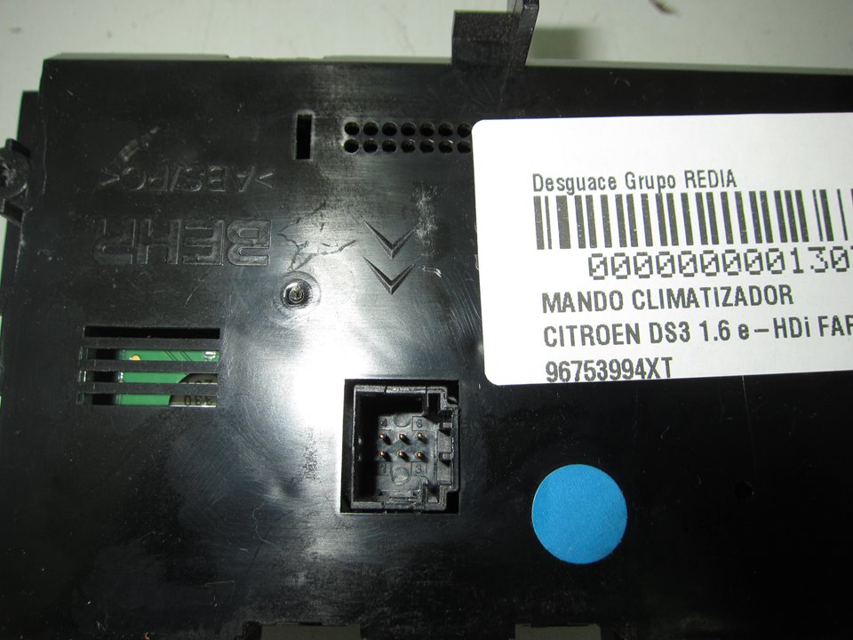 CITROËN Megane 3 generation (2008-2020) Climate  Control Unit 96753994XT 21309205