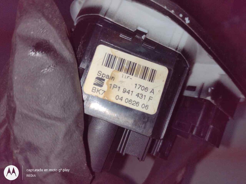 SEAT Leon 2 generation (2005-2012) Headlight Switch Control Unit 1P1941431F 21292991