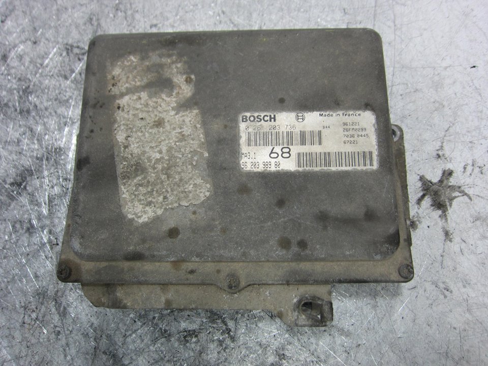 CITROËN Saxo 2 generation (1996-2004) Блок керування двигуном ECU 9620398980 24965329