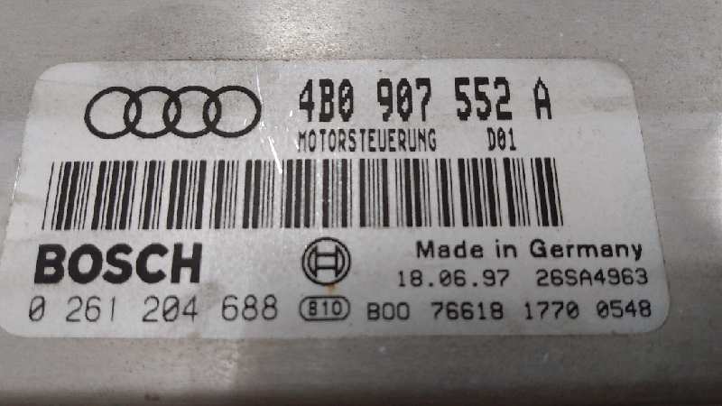 AUDI A6 C5/4B (1997-2004) Variklio kompiuteris 4B0907552A 21272751