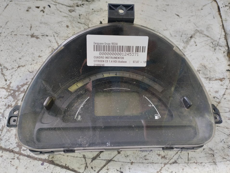 CITROËN C3 1 generation (2002-2010) Speedometer P9645994280B 20391370