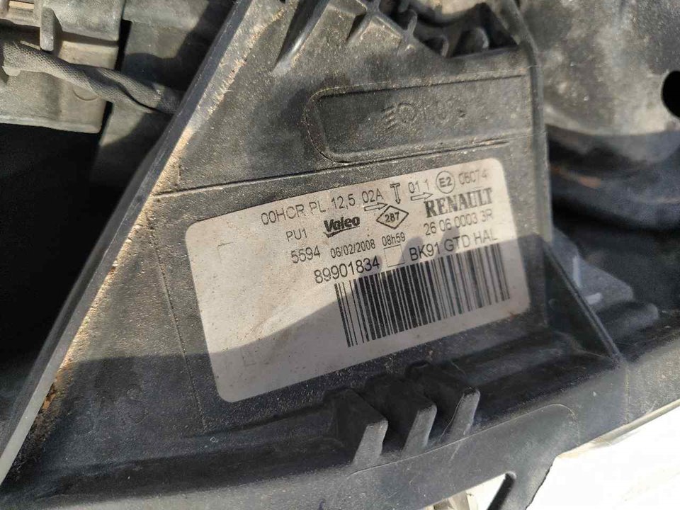 RENAULT Laguna 3 generation (2007-2015) Front venstre frontlykt 25324566