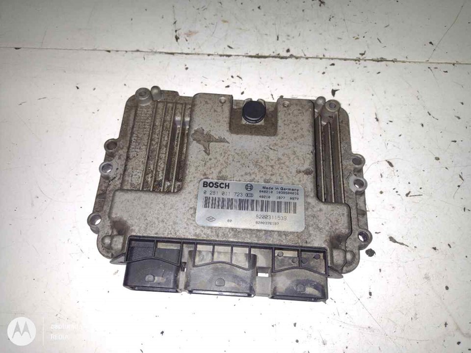 RENAULT Laguna 2 generation (2001-2007) Engine Control Unit ECU 0281011723 21292926