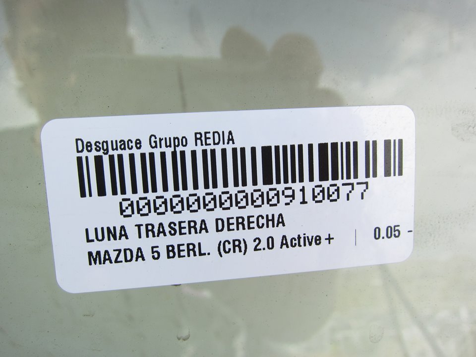 Luna trasera derecha RF7J de Mazda 5 (cw) 2010-2010 143 CV con 169403 km - pieza usada