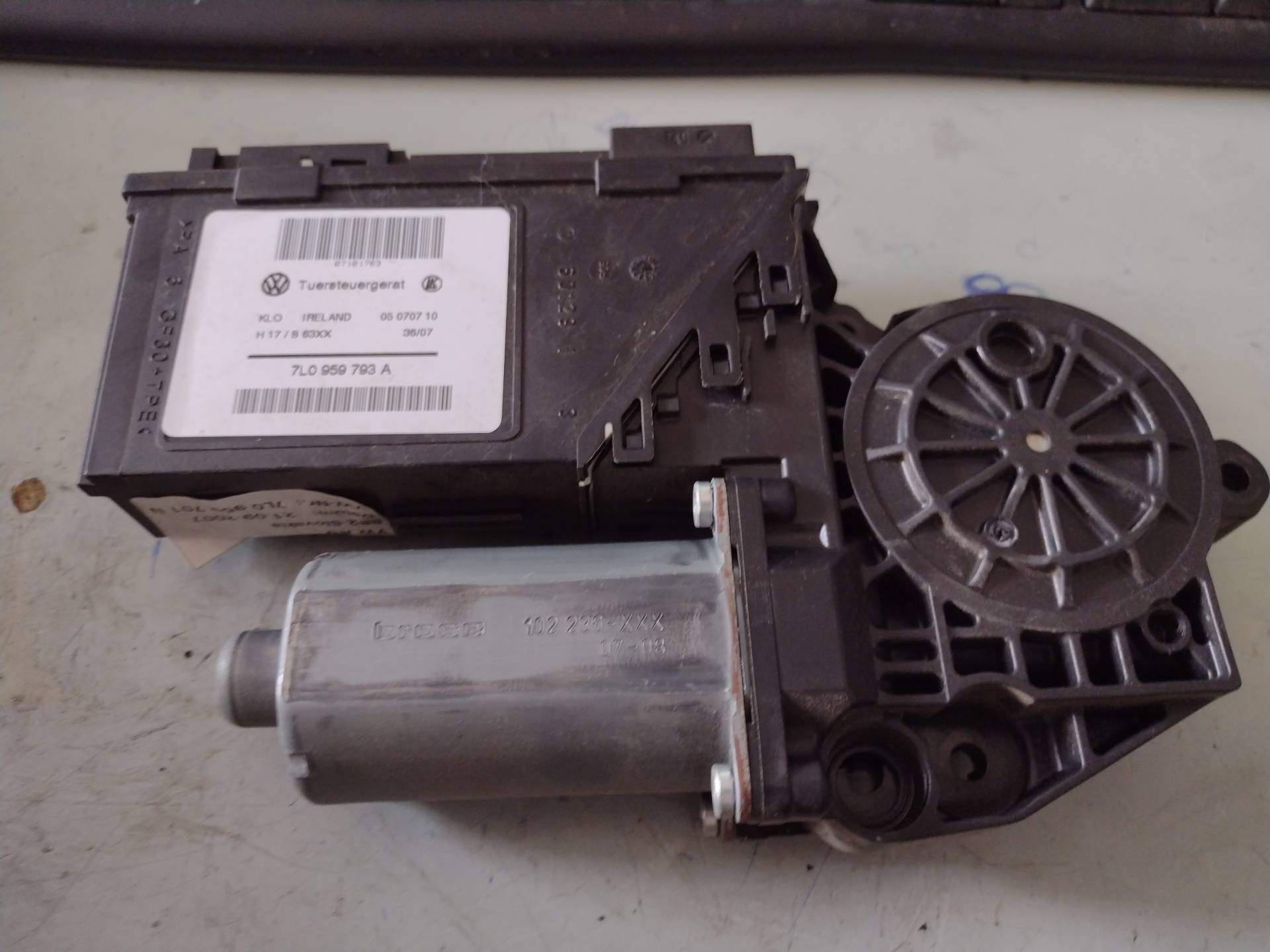 CITROËN Xsara Picasso 1 generation (1999-2010) Front Right Door Window Control Motor 7L0959793A 21276930