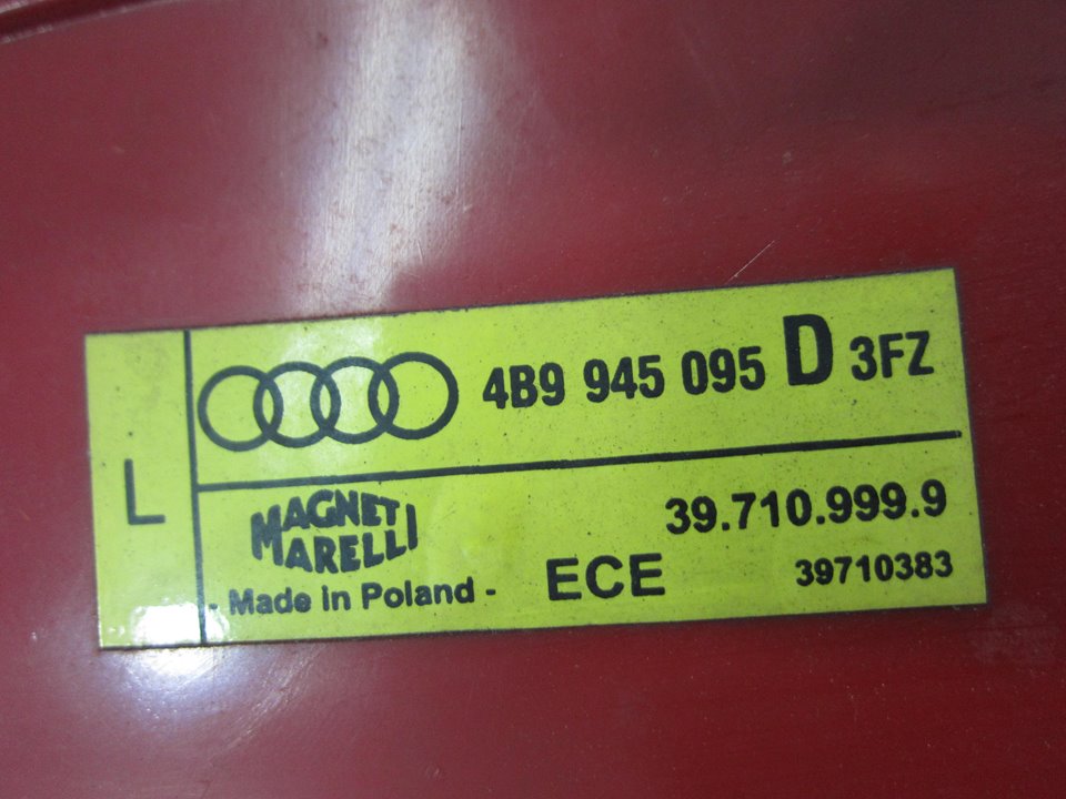 AUDI A6 C5/4B (1997-2004) Фонарь задний левый 4B9945095D 23646795