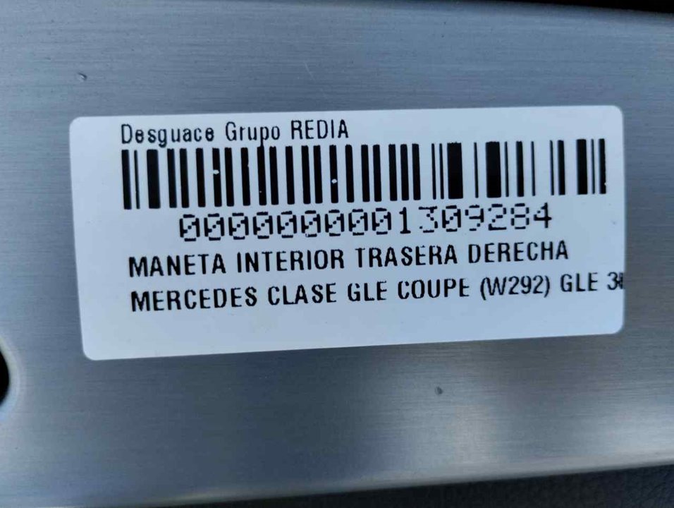 MERCEDES-BENZ GLE W166 (2015-2018) Oikea taka sisäinen avauskahva 24959538