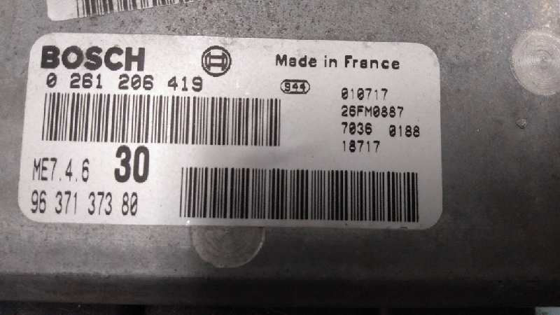 ALFA ROMEO C5 1 generation (2001-2008) Engine Control Unit ECU 0261206419 21273848