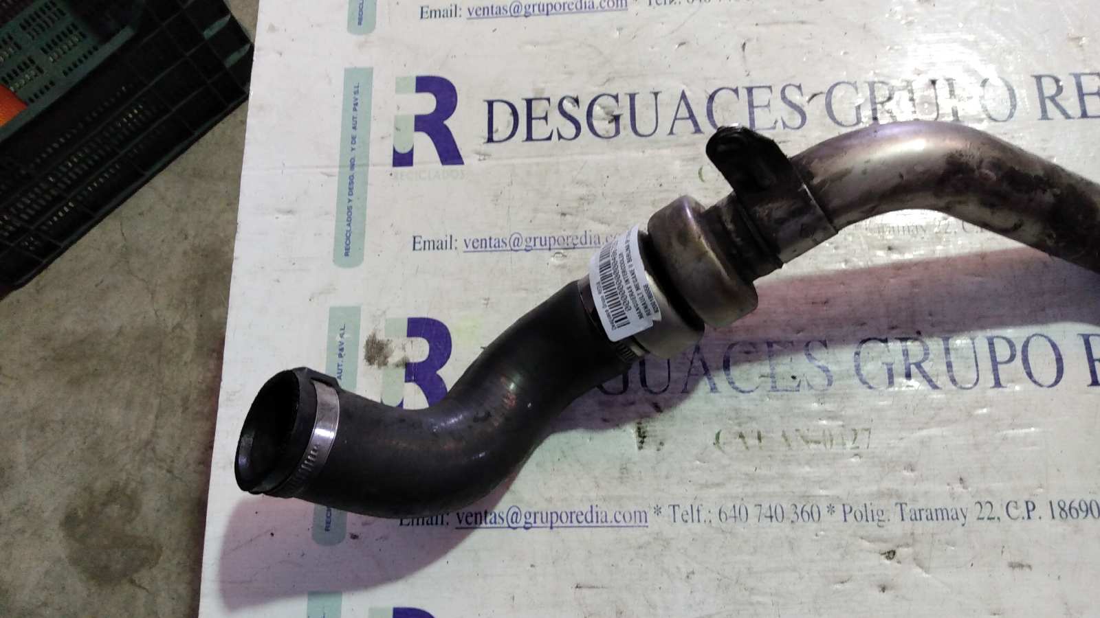 RENAULT Megane 2 generation (2002-2012) Intercooler Hose Pipe 8200185556 24880698