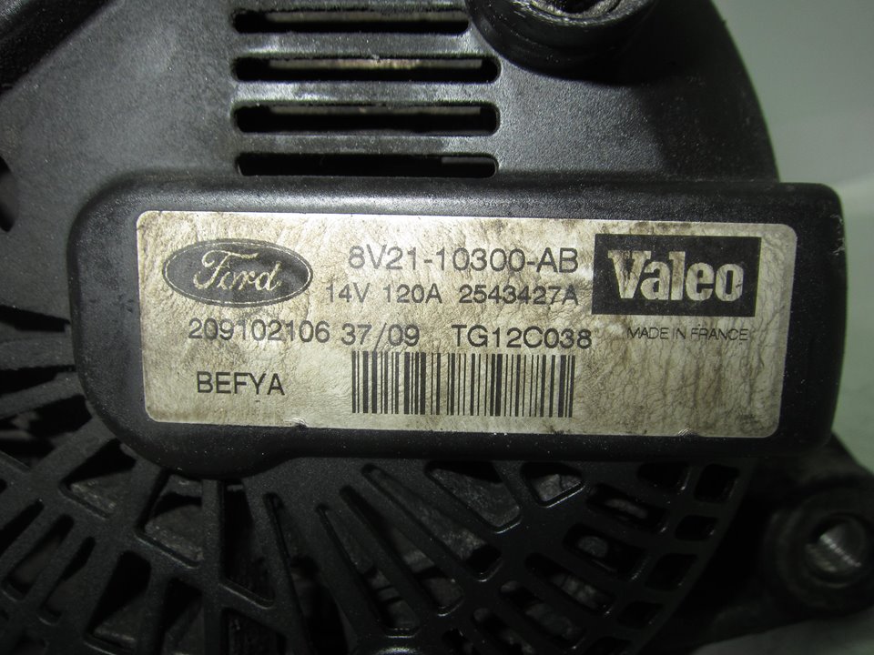 VOLKSWAGEN Fiesta 5 generation (2001-2010) Alternator 8V2110300 20414977