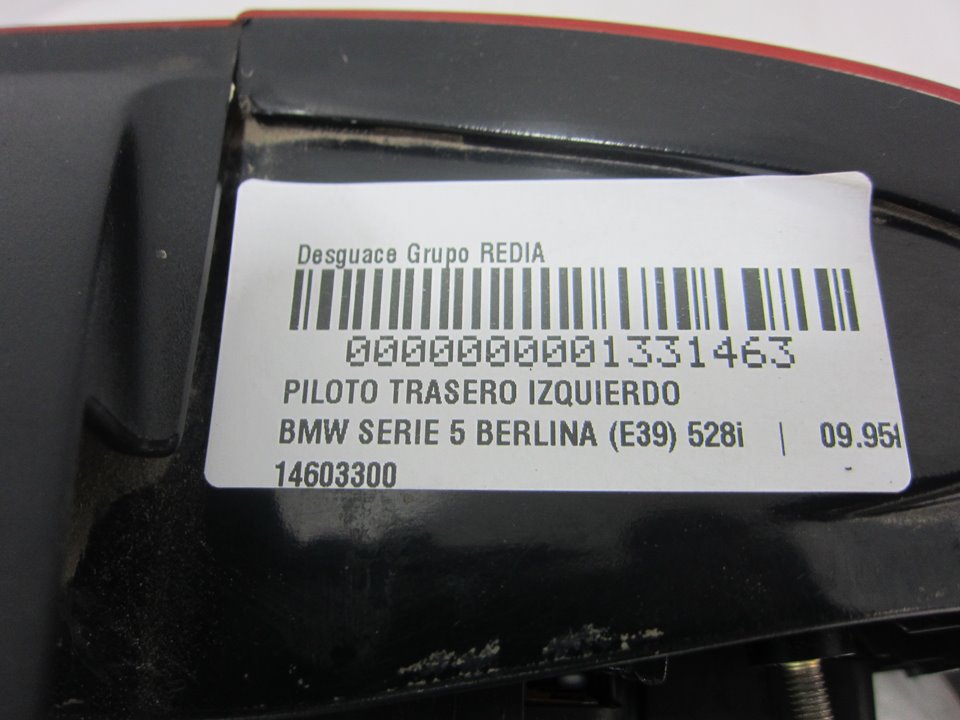 BMW 5 Series E39 (1995-2004) Vänster bakljus bak 14603300 21132121