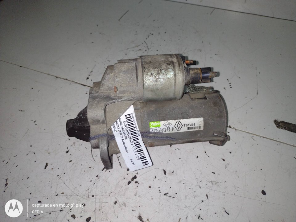 RENAULT Clio 3 generation (2005-2012) Starter Motor 8200836473 21288484