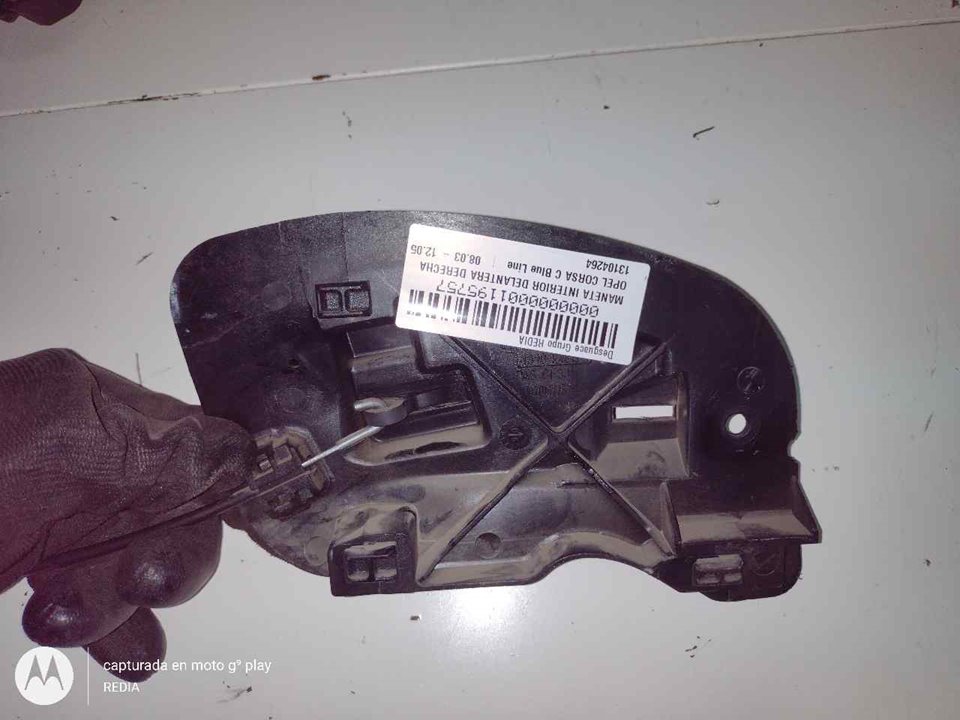 OPEL Corsa C (2000-2006) Kitos salono dalys 13104264 21295606