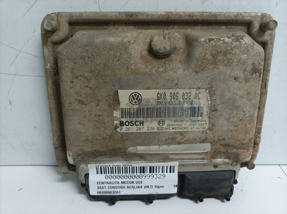 SEAT Ibiza 2 generation (1993-2002) Engine Control Unit ECU 6K0906032AC 21281816