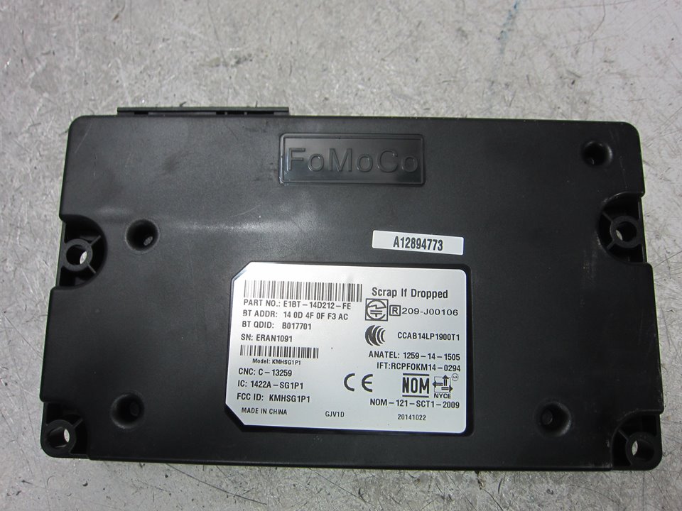 FORD Focus 3 generation (2011-2020) Other Control Units B017701 24934575