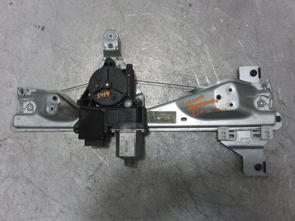 PEUGEOT 308 T7 (2007-2015) Rear Right Door Window Regulator 9680617480 24881203