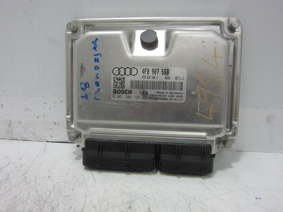 AUDI A6 C6/4F (2004-2011) Μονάδα ελέγχου κινητήρα ECU 4F0907559 24963218