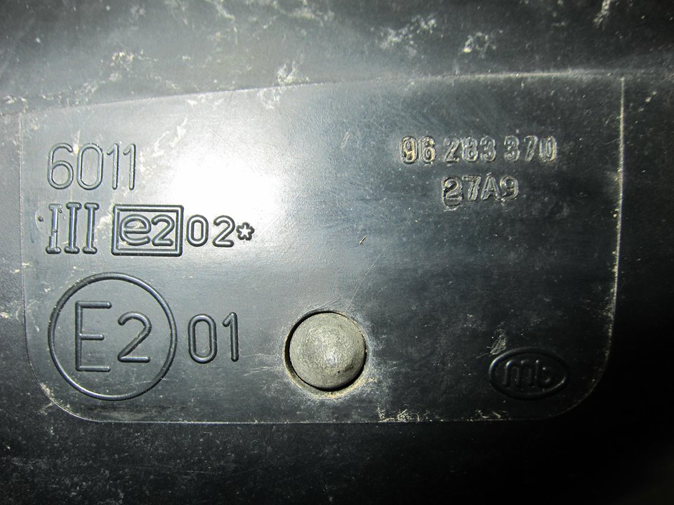 PEUGEOT 406 1 generation (1995-2004) Зеркало передней правой двери 96283370 24962599