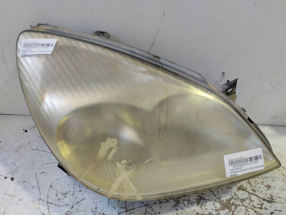 CITROËN C5 1 generation (2001-2008) Front Right Headlight 9632664780 21308481