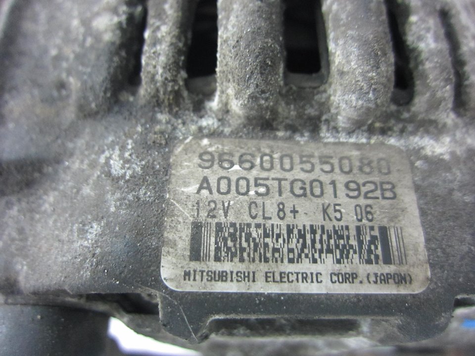 CITROËN C3 1 generation (2002-2010) Alternator 9660055080 23532615