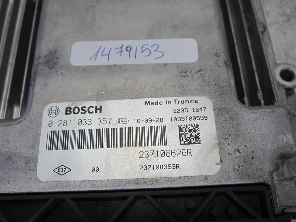 RENAULT Trafic 2 generation (2001-2015) Engine Control Unit ECU 0281033357 24937154