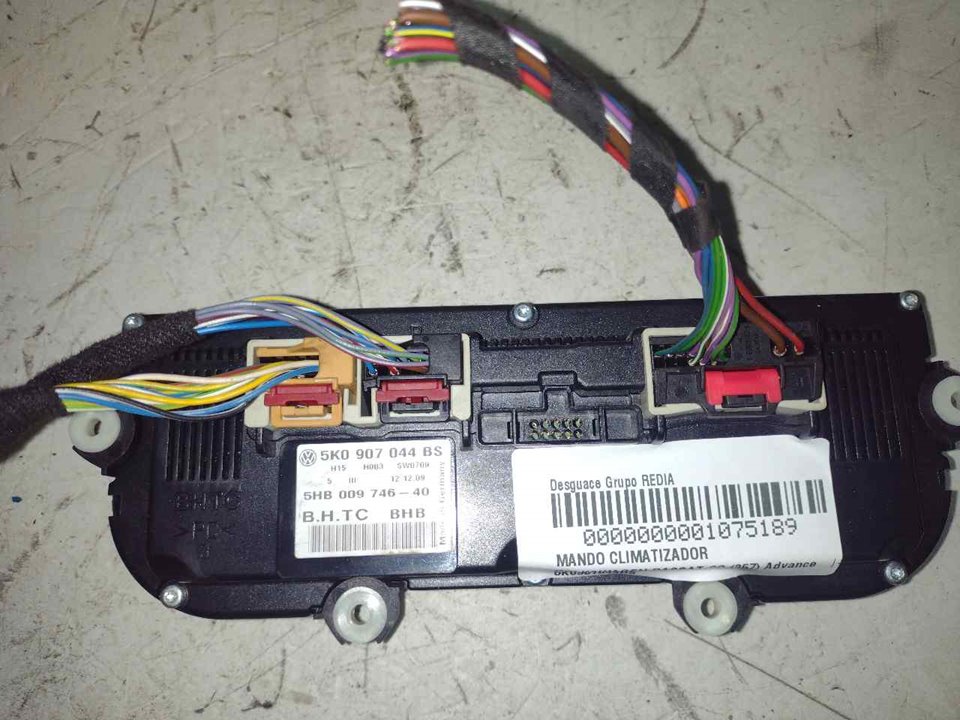 VOLKSWAGEN Passat CC 1 generation (2008-2017) Climate  Control Unit 5K0907044BS 21284097