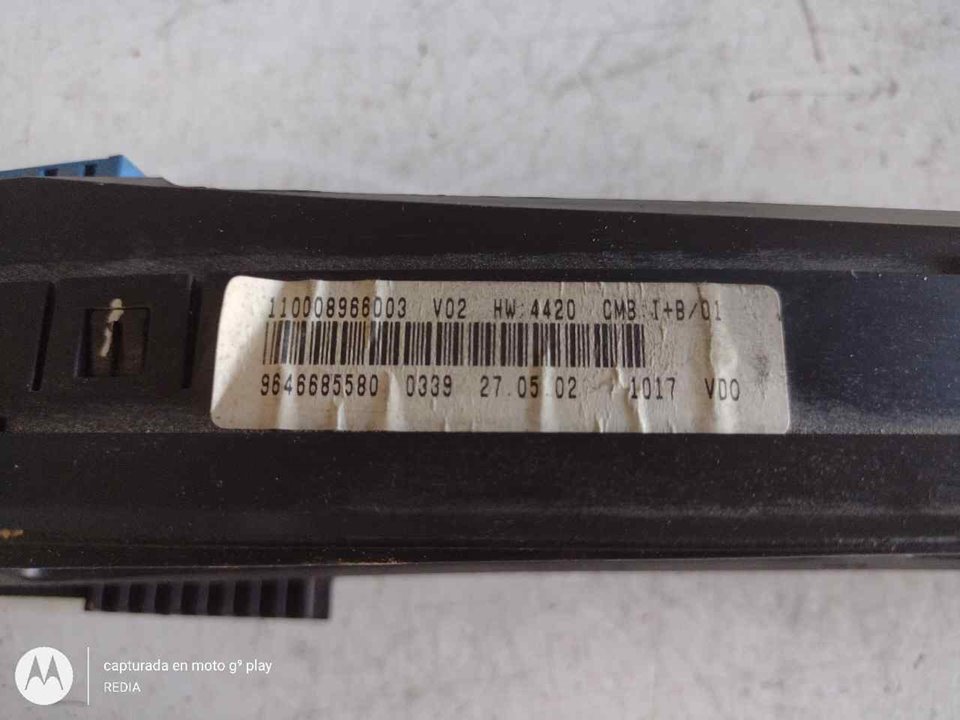 CITROËN Xsara Picasso 1 generation (1999-2010) Speedometer A0018216560 21290420