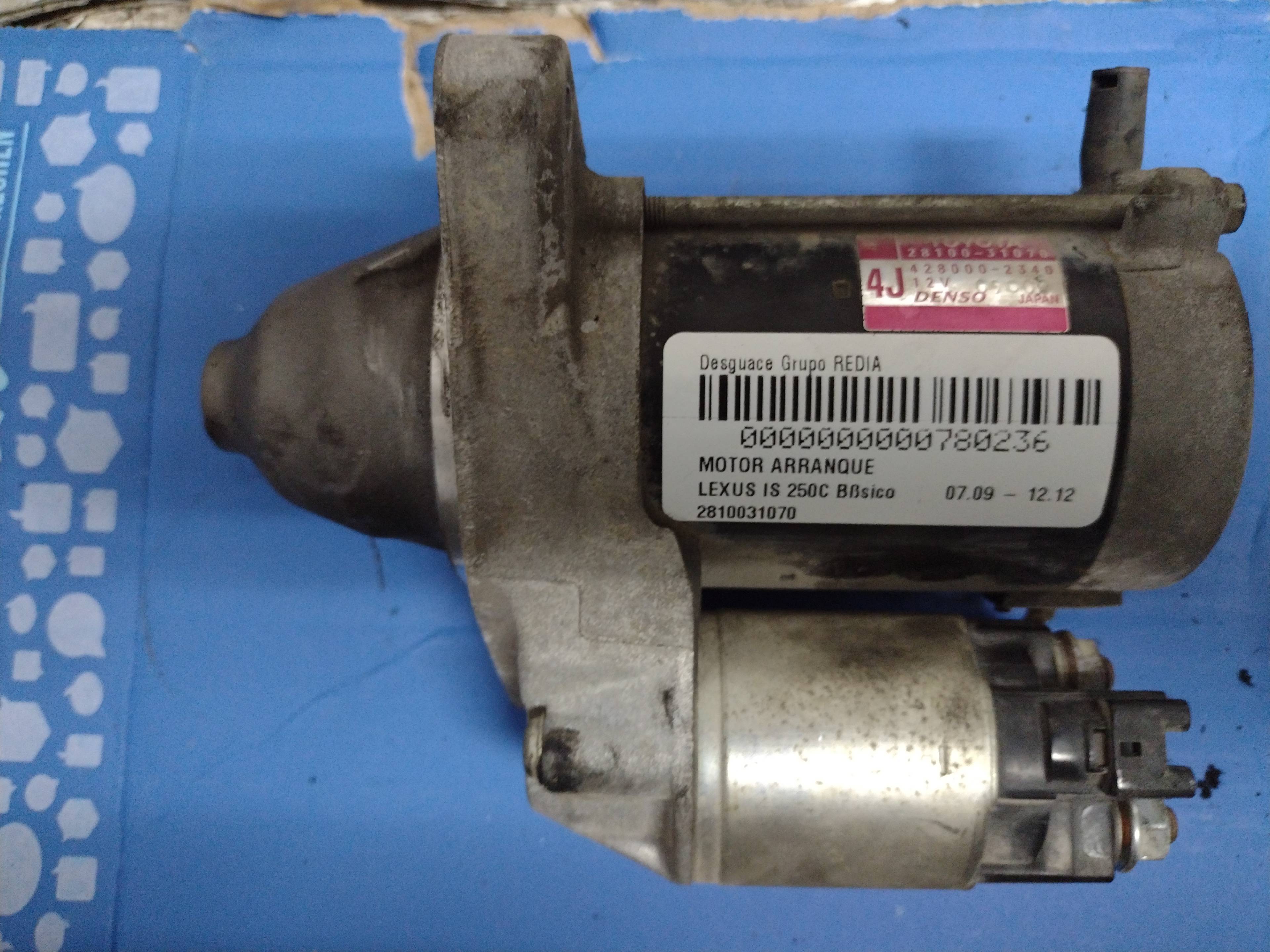 LEXUS IS XE20 (2005-2013) Starter Motor 2810031070 23557720