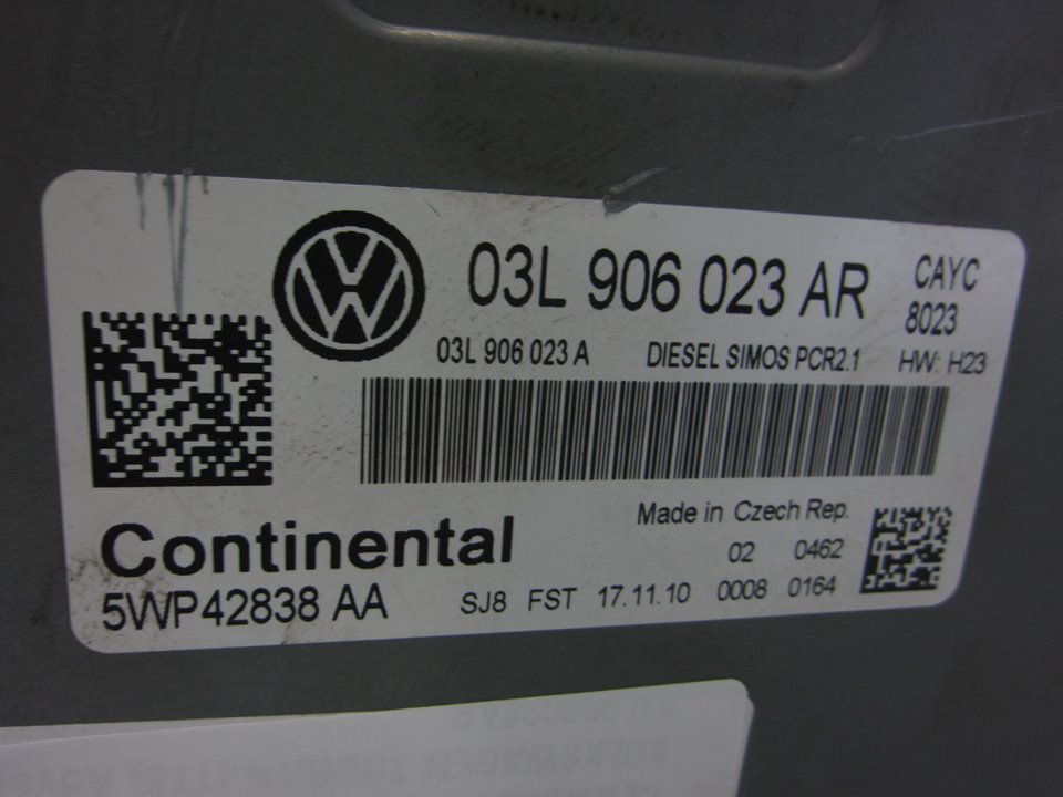 VOLKSWAGEN Touran 1 generation (2003-2015) Motorkontrolenhed ECU 03L906023AR 24886714