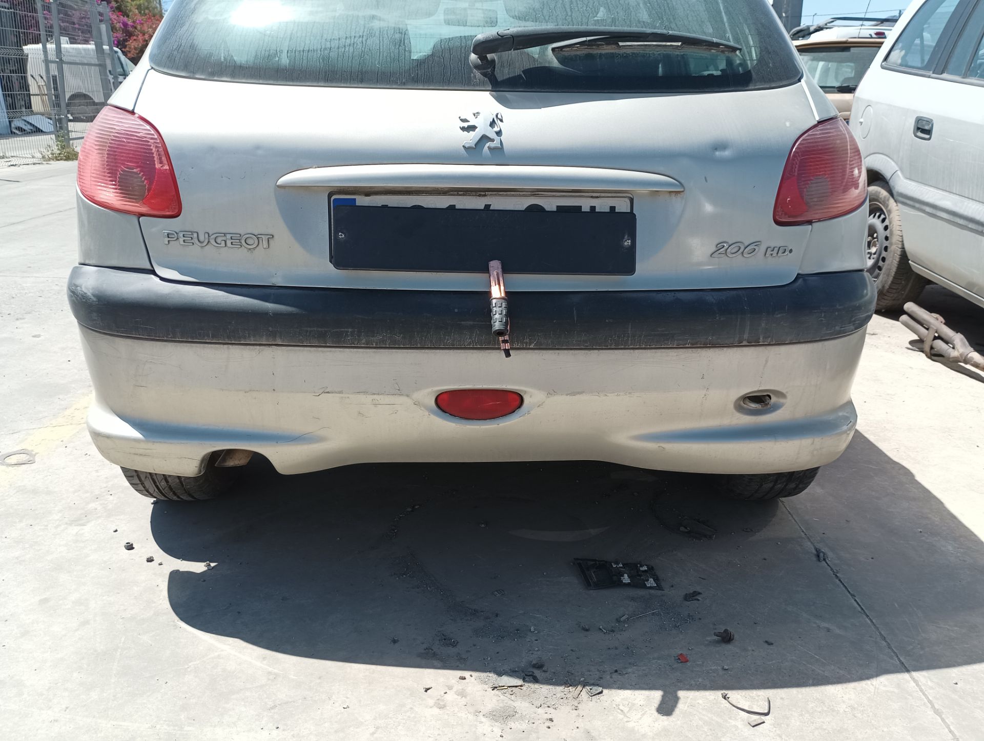 PEUGEOT 206 1 generation (1998-2009) Rear Bumper 25427828