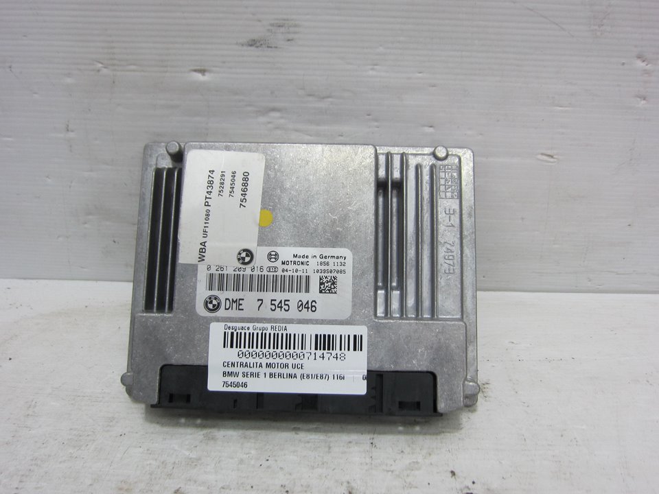 BMW 1 Series E81/E82/E87/E88 (2004-2013) Motorkontrolenhed ECU 7545046 23557862