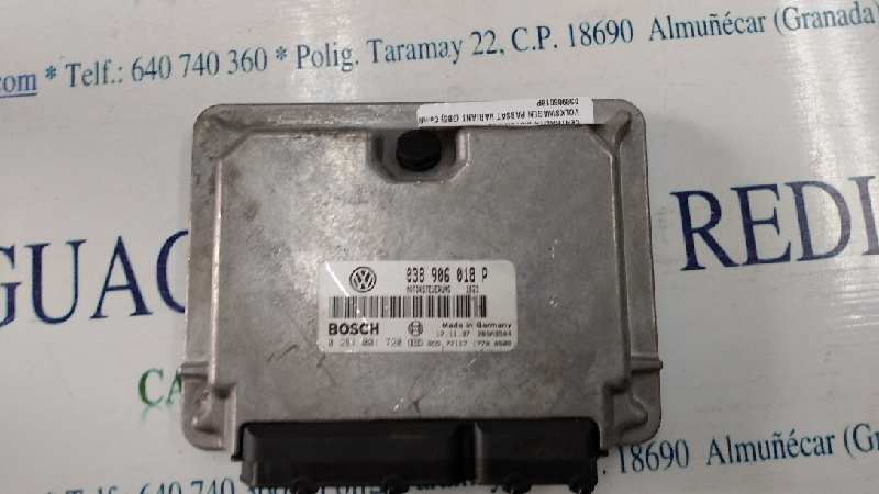 VOLKSWAGEN Passat B5 (1996-2005) Engine Control Unit ECU 038906018P 21273313