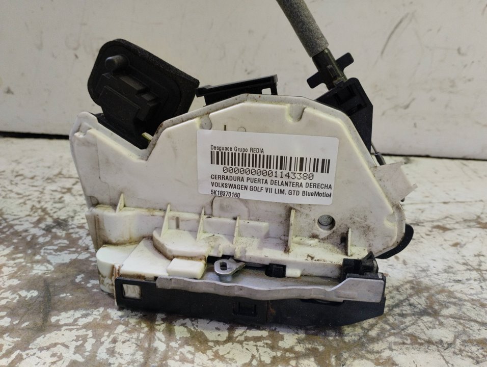 VOLKSWAGEN Golf 7 generation (2012-2024) Front Right Door Lock 5K18370160 21300113