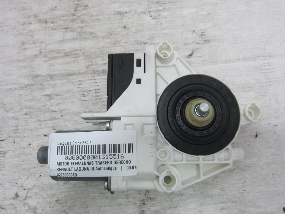 VOLKSWAGEN Laguna 3 generation (2007-2015) Moteur de commande de vitre de porte arrière droite 827300001R 21325980