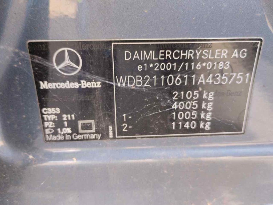 MERCEDES-BENZ E-Class W211/S211 (2002-2009) Двигатель 112913 25558384