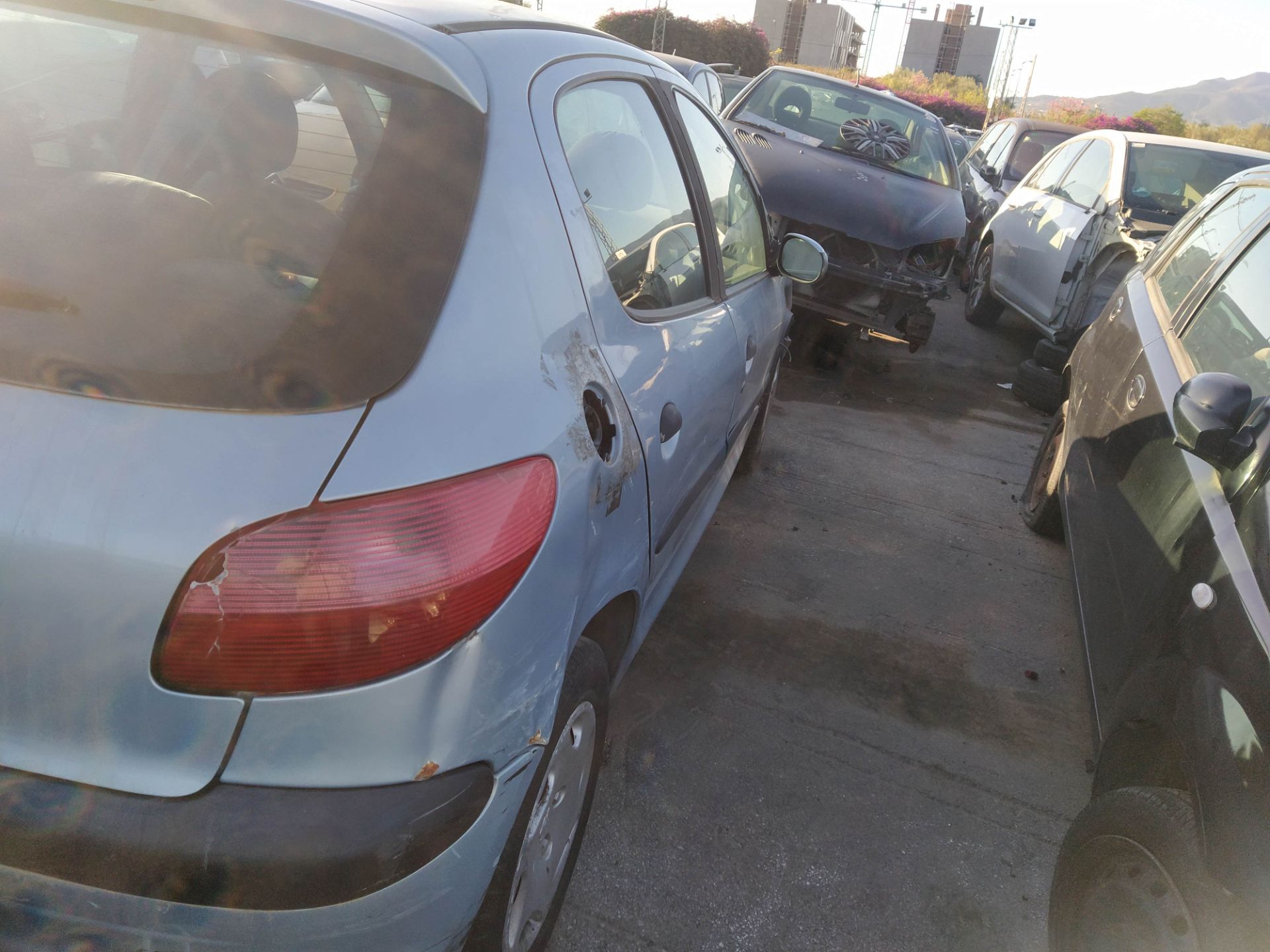 PEUGEOT 206 1 generation (1998-2009) Замок задней правой двери 27355745