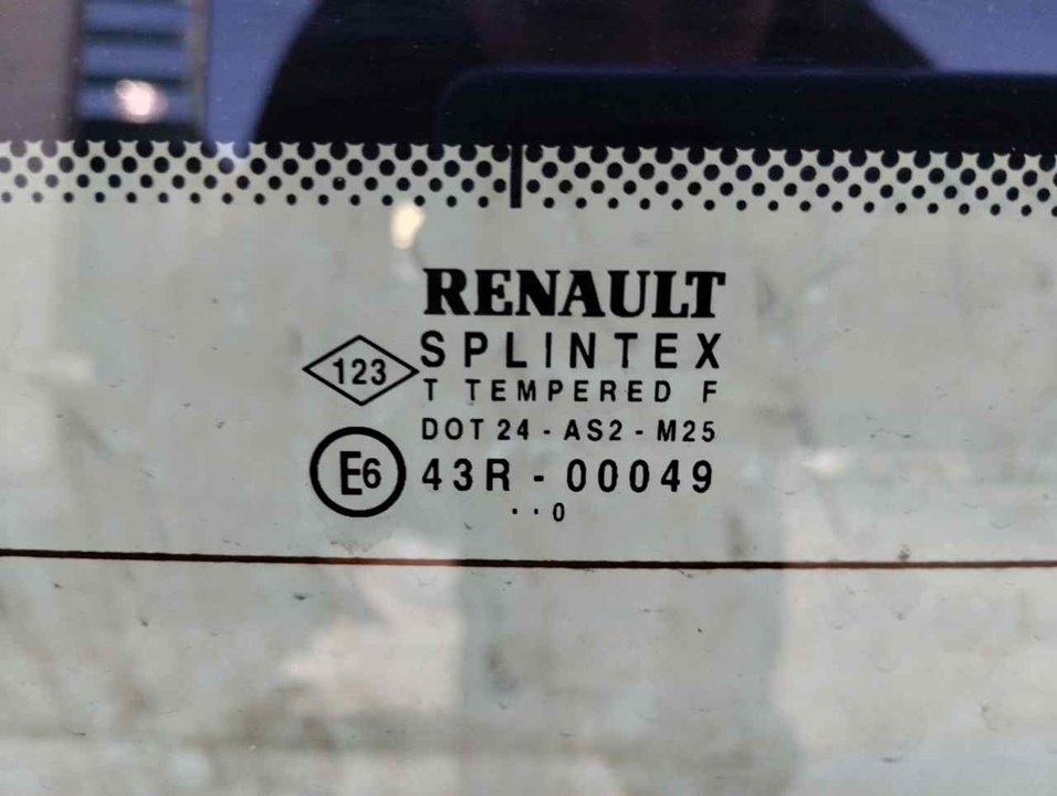 RENAULT Scenic 1 generation (1996-2003) Rear Window Glass 43R00049 24939464