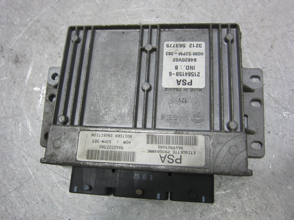 CITROËN C3 1 generation (2002-2010) Блок за управление на двигателя ECU 9649903680 24881279