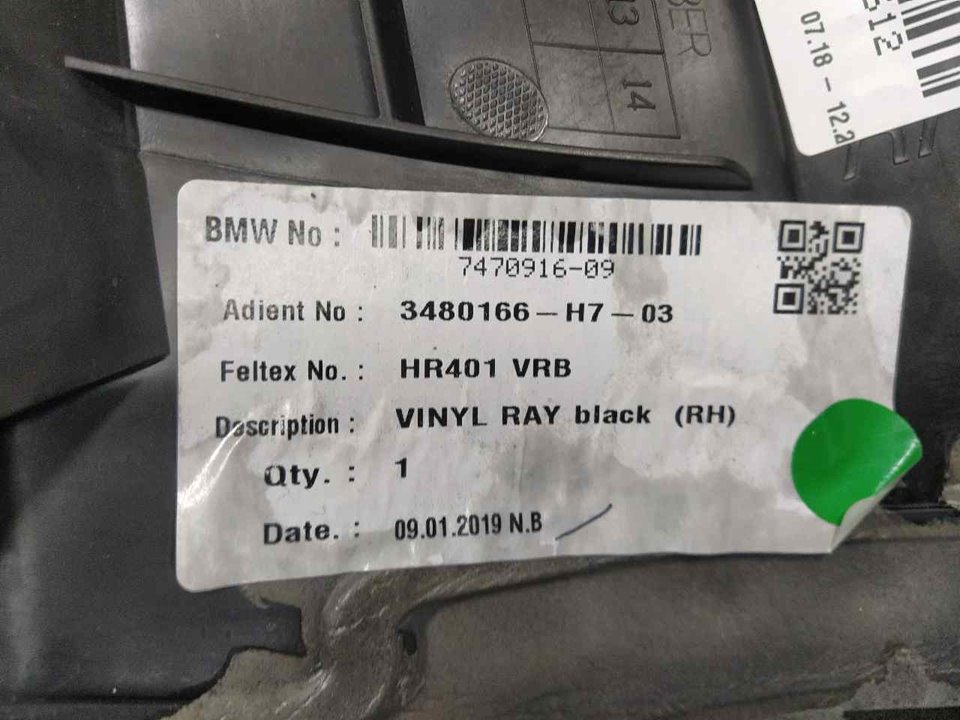 BMW X3 G01 (2017-2024) Kitos apdailos dalys 1601724 25779741