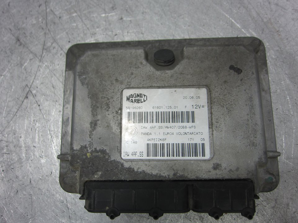 FIAT Panda 2 generation (2003-2011) Блок керування двигуном ECU 55196260 24872497