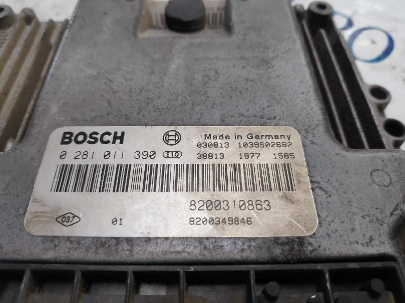 RENAULT Scenic 2 generation (2003-2010) Engine Control Unit ECU 0281011390 21273951