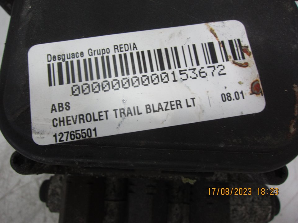 CHEVROLET TrailBlazer 1 generation (2001-2009) ABS pumpe 12765501 23557167