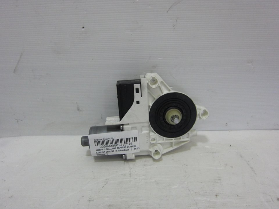 VOLKSWAGEN Laguna 3 generation (2007-2015) Moteur de commande de vitre de porte arrière droite 827300001R 21325980