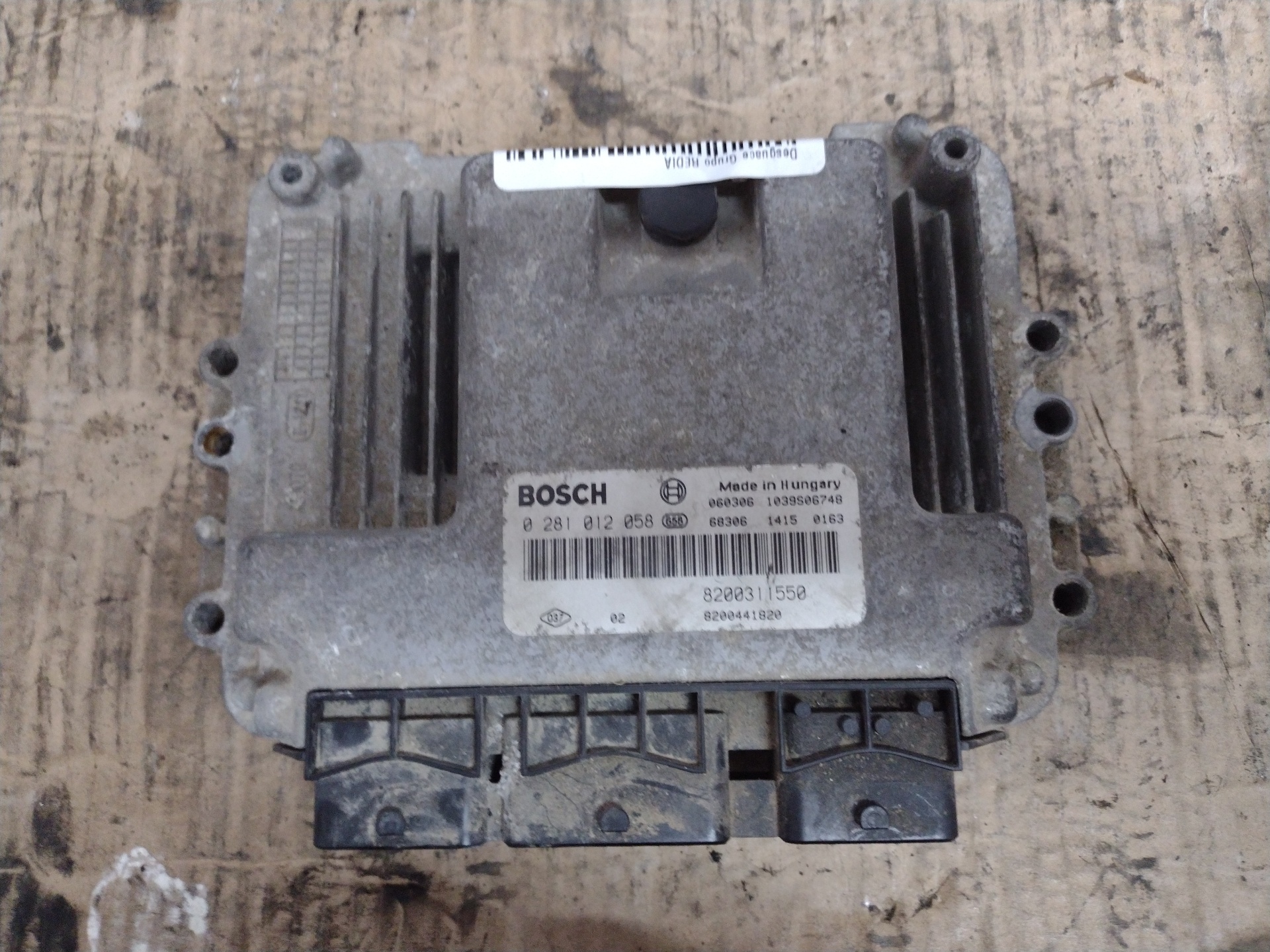 RENAULT Espace 4 generation (2002-2014) Engine Control Unit ECU 0281012058 21274972