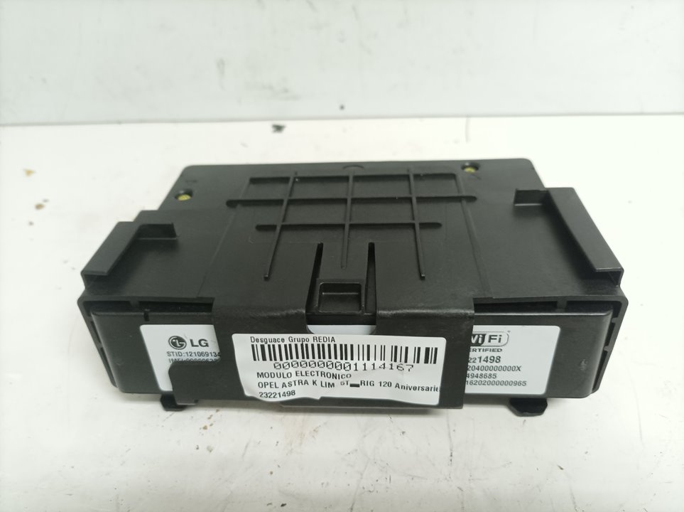 OPEL Astra K (2015-2021) Other Control Units 23221498 21283492