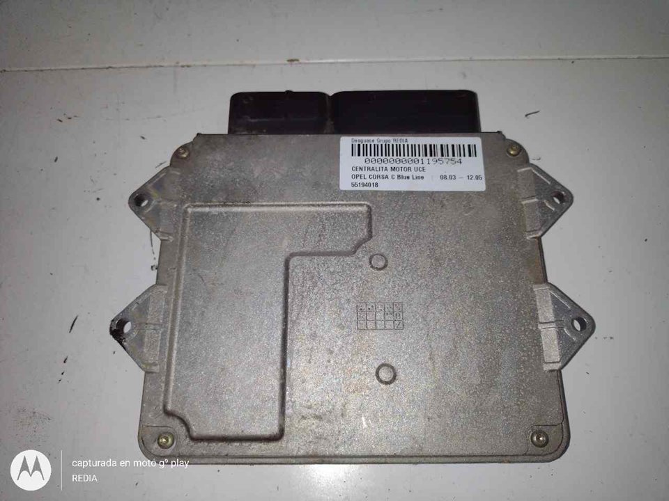 OPEL Corsa C (2000-2006) Engine Control Unit ECU 55194018 21295607