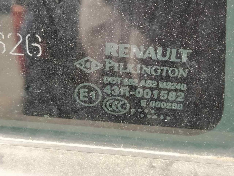 RENAULT Laguna 3 generation (2007-2015) Rear Right  Window 43R001582 25336554