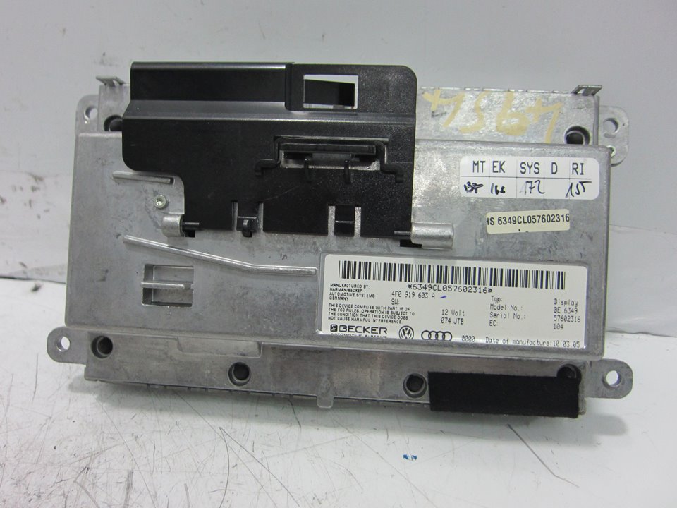 AUDI A6 C6/4F (2004-2011) Другие внутренние детали 4F0919603A 24963403