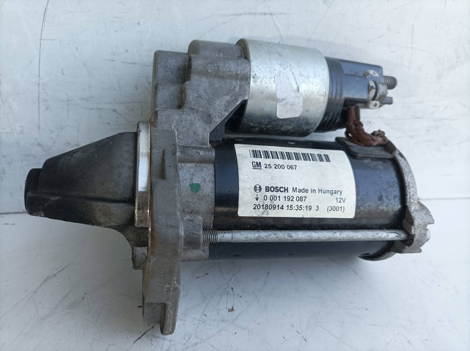 OPEL Corsa D (2006-2020) Starter Motor 0001192087 21282602