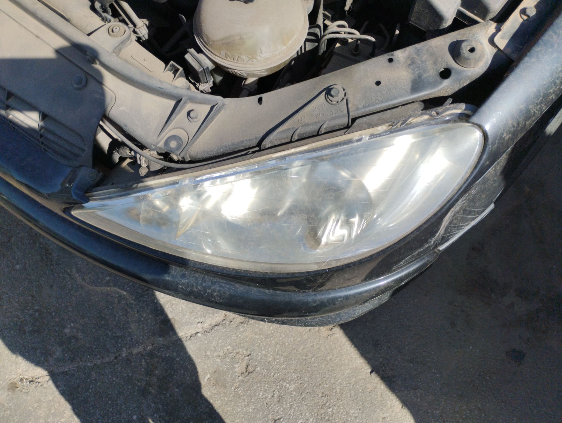 PEUGEOT 206 1 generation (1998-2009) Front Left Headlight 25338863